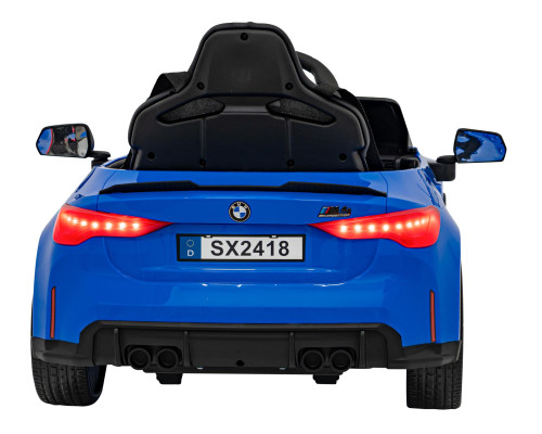 Дитяча акумуляторна машинка BMW M4 Синя
