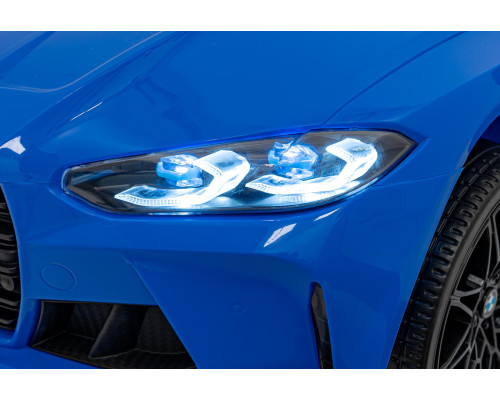 Дитяча акумуляторна машинка BMW M4 Синя
