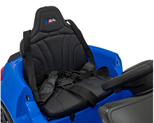 Дитяча акумуляторна машинка BMW M4 Синя