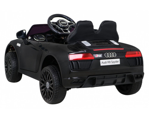 Дитяча акумуляторна машинка Audi R8 Чорна