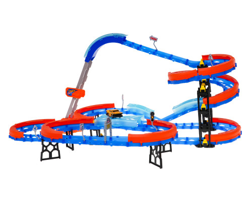 Дитяча гоночна траса зі сходами для дітей 3+
