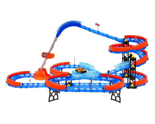 Дитяча гоночна траса зі сходами для дітей 3+