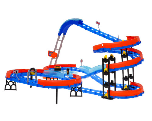 Дитяча гоночна траса зі сходами для дітей 3+