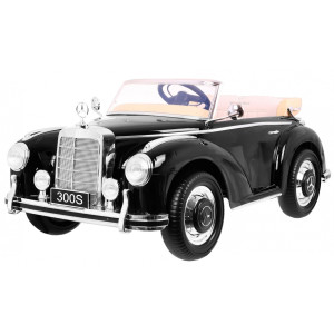Дитяча акумуляторна машинка Mercedes Benz 300S Retro for Children Чорна