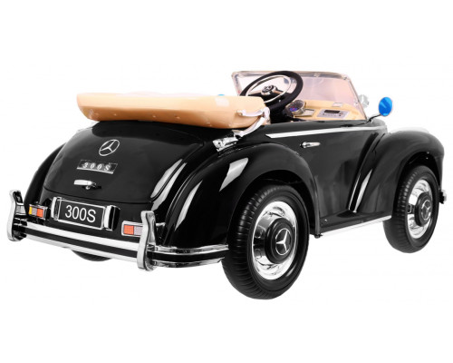 Дитяча акумуляторна машинка Mercedes Benz 300S Retro for Children Чорна