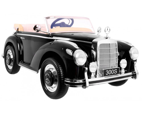 Дитяча акумуляторна машинка Mercedes Benz 300S Retro for Children Чорна