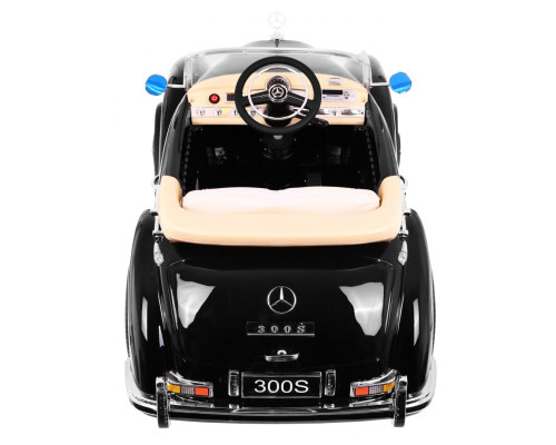 Дитяча акумуляторна машинка Mercedes Benz 300S Retro for Children Чорна