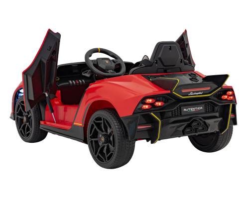 Дитяча акумуляторна машинка Lamborghini Invencible Червона