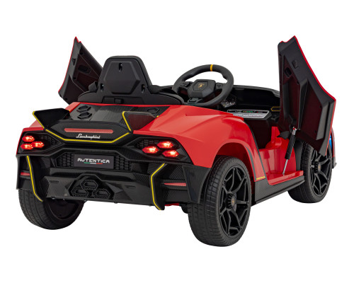 Дитяча акумуляторна машинка Lamborghini Invencible Червона