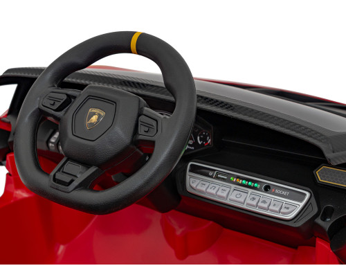 Дитяча акумуляторна машинка Lamborghini Invencible Червона