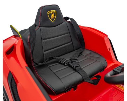 Дитяча акумуляторна машинка Lamborghini Invencible Червона