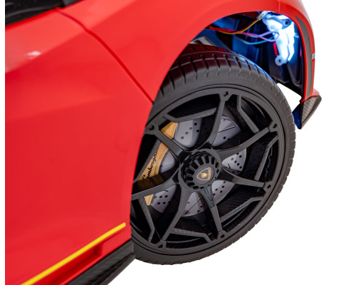 Дитяча акумуляторна машинка Lamborghini Invencible Червона