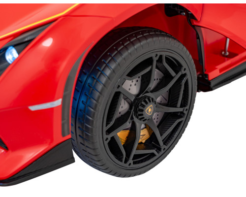 Дитяча акумуляторна машинка Lamborghini Invencible Червона