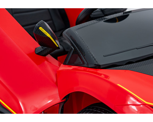 Дитяча акумуляторна машинка Lamborghini Invencible Червона