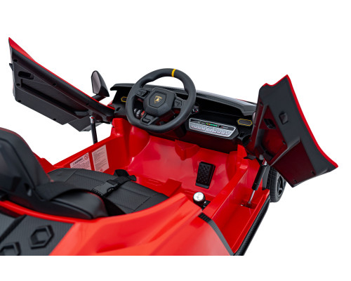 Дитяча акумуляторна машинка Lamborghini Invencible Червона