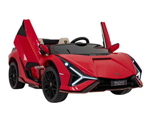 Дитяча акумуляторна машинка Lamborghini SIAN Red