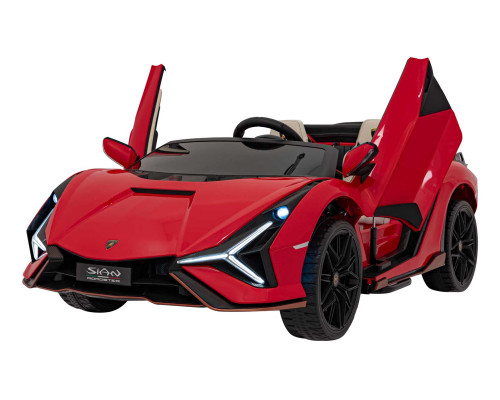 Дитяча акумуляторна машинка Lamborghini SIAN Red