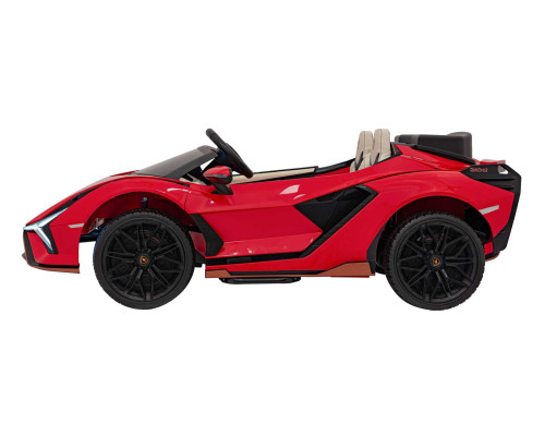 Дитяча акумуляторна машинка Lamborghini SIAN Red