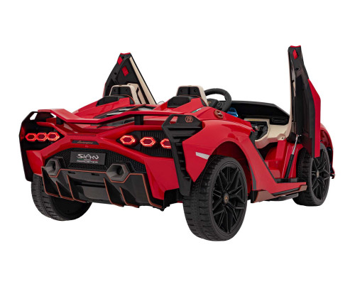Дитяча акумуляторна машинка Lamborghini SIAN Red