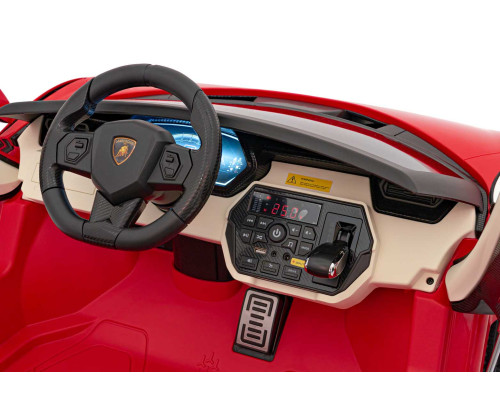 Дитяча акумуляторна машинка Lamborghini SIAN Red