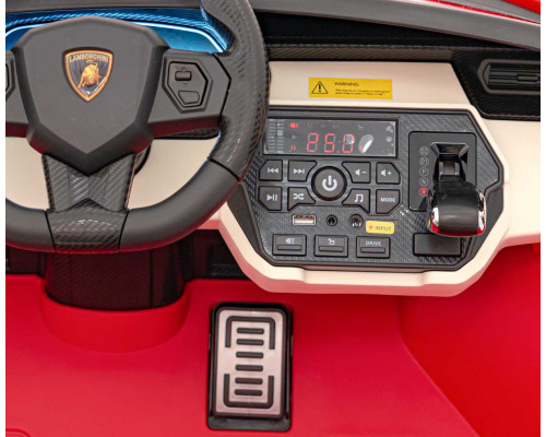 Дитяча акумуляторна машинка Lamborghini SIAN Red