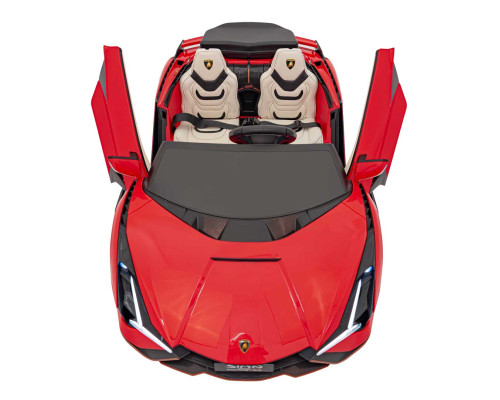 Дитяча акумуляторна машинка Lamborghini SIAN Red