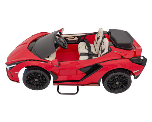 Дитяча акумуляторна машинка Lamborghini SIAN Red