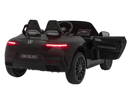 Дитяча акумуляторна машинка Mercedes Benz AMG SL63 Чорна