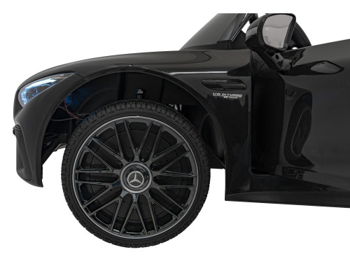 Дитяча акумуляторна машинка Mercedes Benz AMG SL63 Чорна
