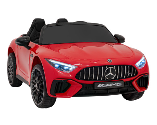 Дитяча акумуляторна машинка Mercedes Benz AMG SL63 Червона