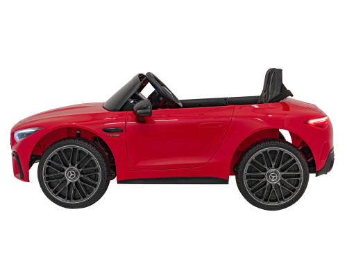 Дитяча акумуляторна машинка Mercedes Benz AMG SL63 Червона