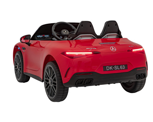 Дитяча акумуляторна машинка Mercedes Benz AMG SL63 Червона