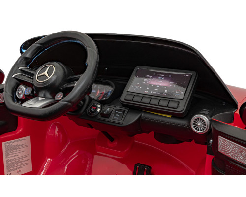 Дитяча акумуляторна машинка Mercedes Benz AMG SL63 Червона