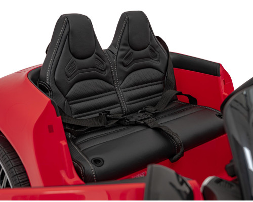 Дитяча акумуляторна машинка Mercedes Benz AMG SL63 Червона