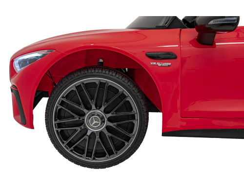 Дитяча акумуляторна машинка Mercedes Benz AMG SL63 Червона