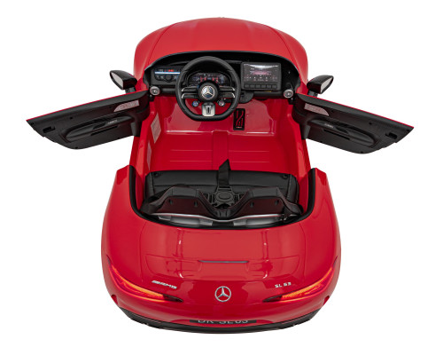 Дитяча акумуляторна машинка Mercedes Benz AMG SL63 Червона