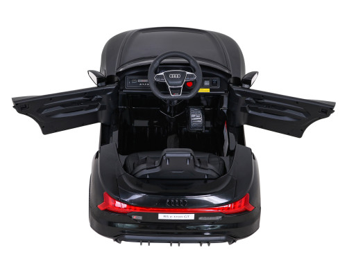 Дитяча акумуляторна машинка Audi RS E-Tron GT Чорна