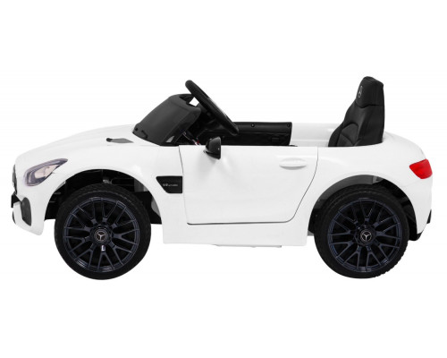 Дитяча акумуляторна машинка Mercedes Benz GT Біла