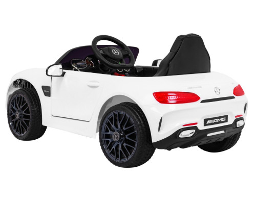 Дитяча акумуляторна машинка Mercedes Benz GT Біла