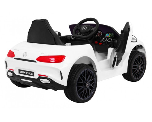 Дитяча акумуляторна машинка Mercedes Benz GT Біла