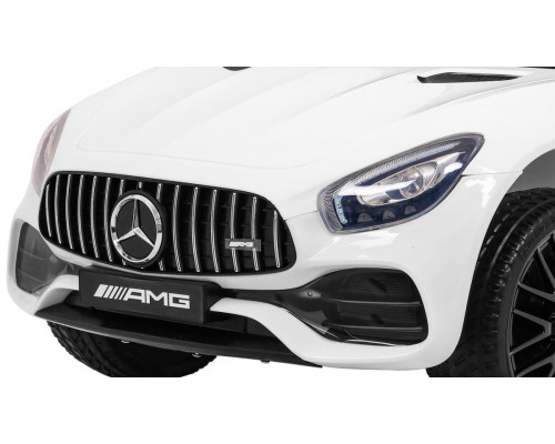Дитяча акумуляторна машинка Mercedes Benz GT Біла