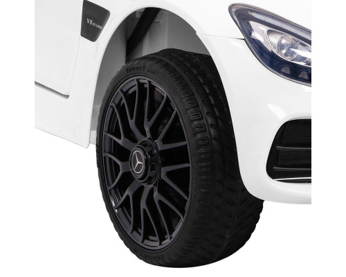 Дитяча акумуляторна машинка Mercedes Benz GT Біла