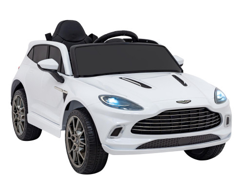 Дитяча акумуляторна машинка Aston Martin DBX Біла