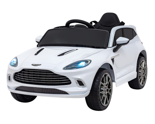 Дитяча акумуляторна машинка Aston Martin DBX Біла