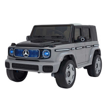 Дитяча акумуляторна машинка Mercedes Benz EQG Сіра