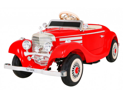Дитячий акумулятрний автомобіль Mercedes Benz Retro 540A Червоний