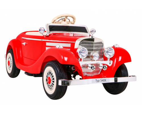 Дитячий акумулятрний автомобіль Mercedes Benz Retro 540A Червоний