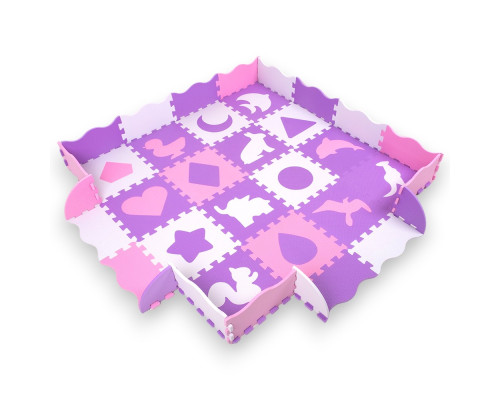 Пазл пінопластовий 36 ел. inSPORTline Burgino 30,5 х 30,5 х 1 см - різнокольоровий