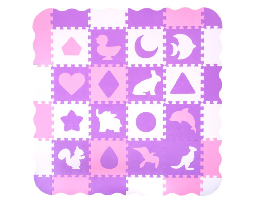 Пазл пінопластовий 36 ел. inSPORTline Burgino 30,5 х 30,5 х 1 см - різнокольоровий