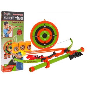 Дитячий набір лук та рушниця 2в1 + аксесуари Ramiz ZOG.881-05 - різнокольоровий